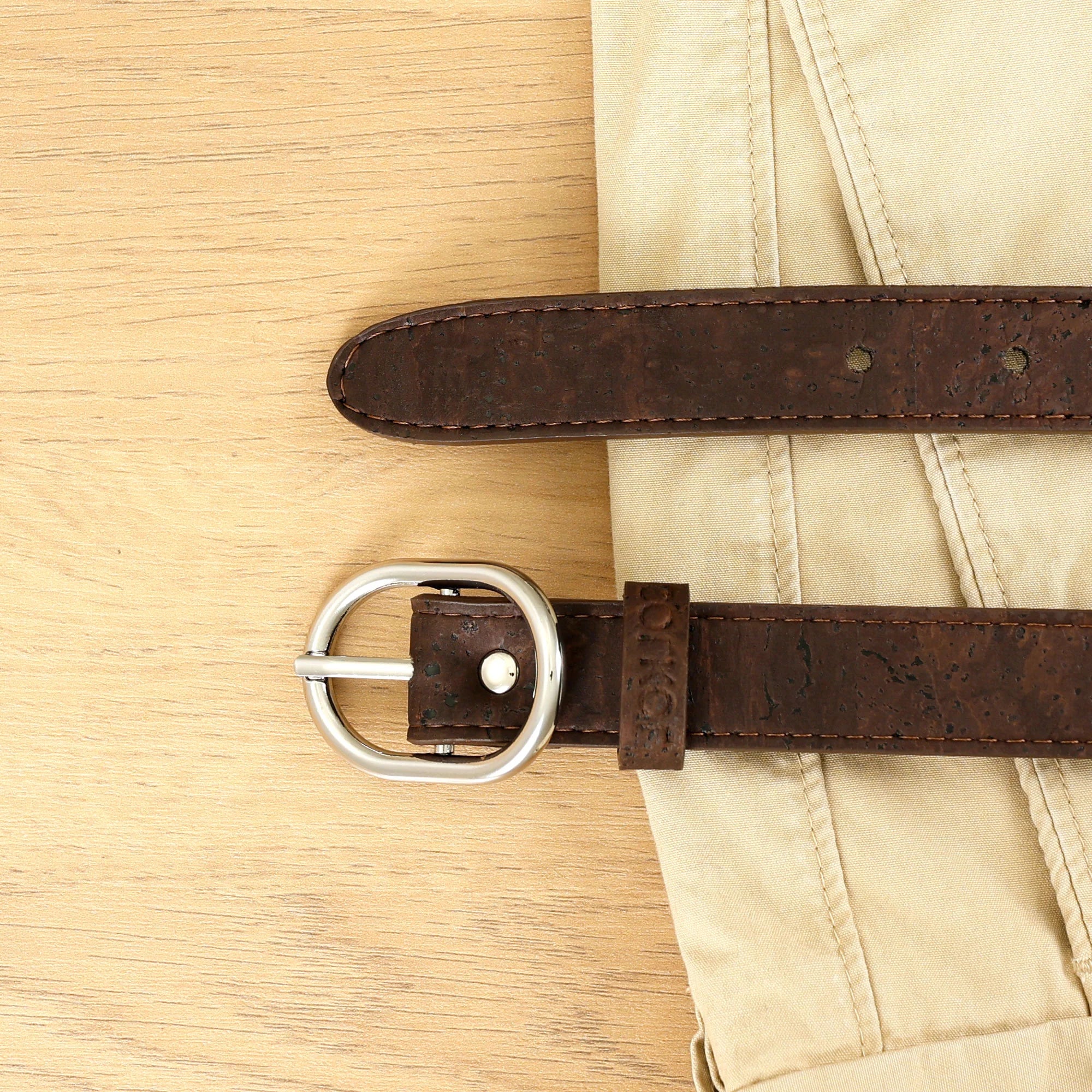 Stylish 25mm Cork Belt - Eco-Friendly Fashion Accessory
