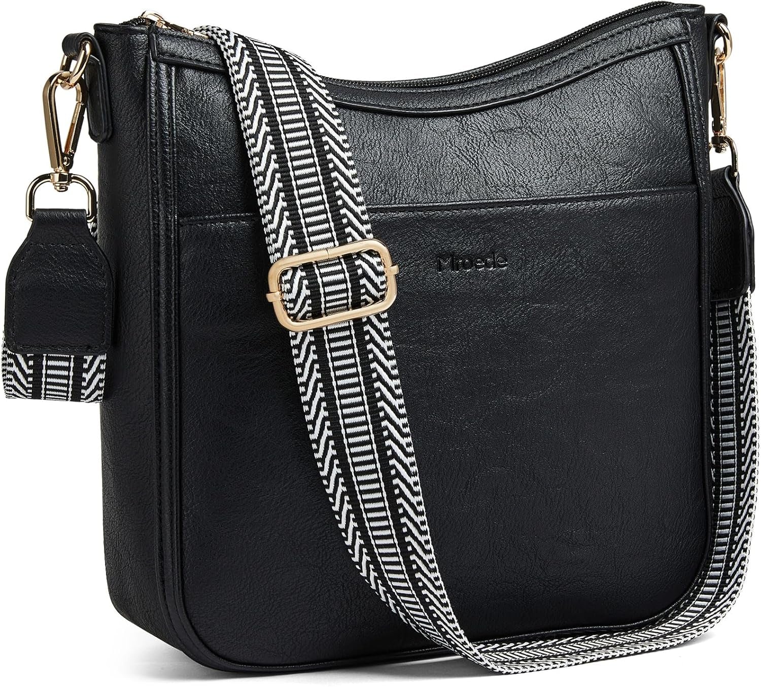 Vegan Leather Crossbody Bag Damen Hobo