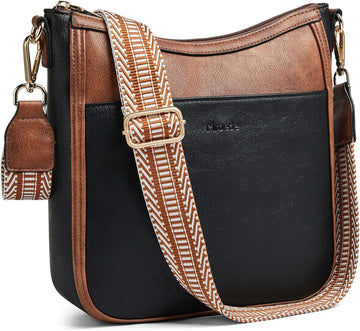 Vegan Leather Crossbody Bag Damen Hobo