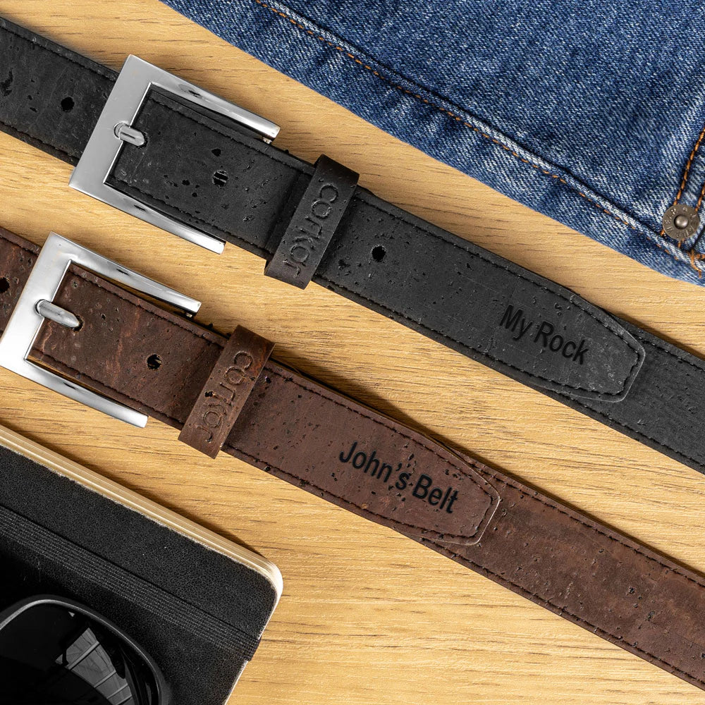 Stylish 30mm Cork Men's Belt - Eco-Friendly Fashion Accessory