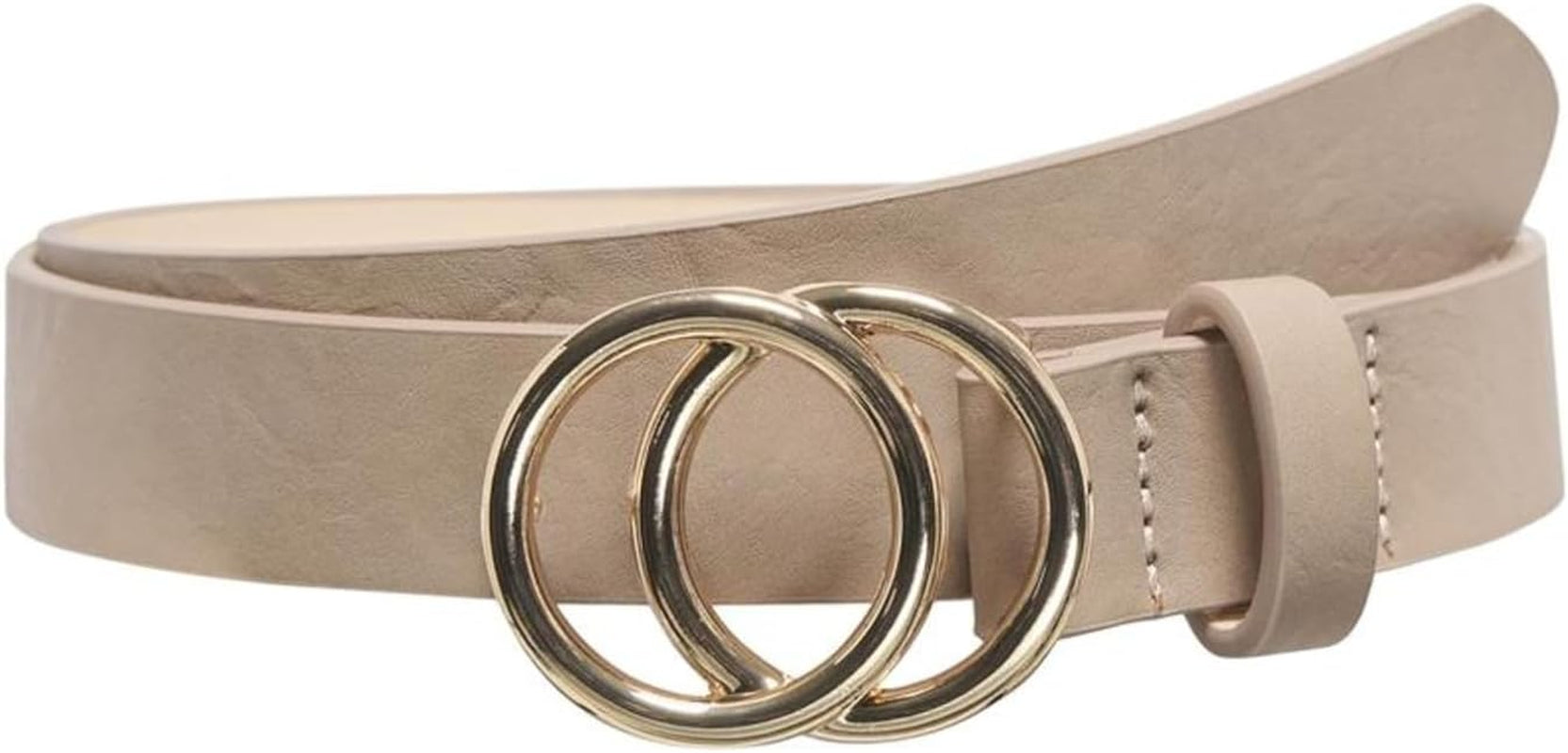 Vegan Faux Leather Jeans Belt Damen