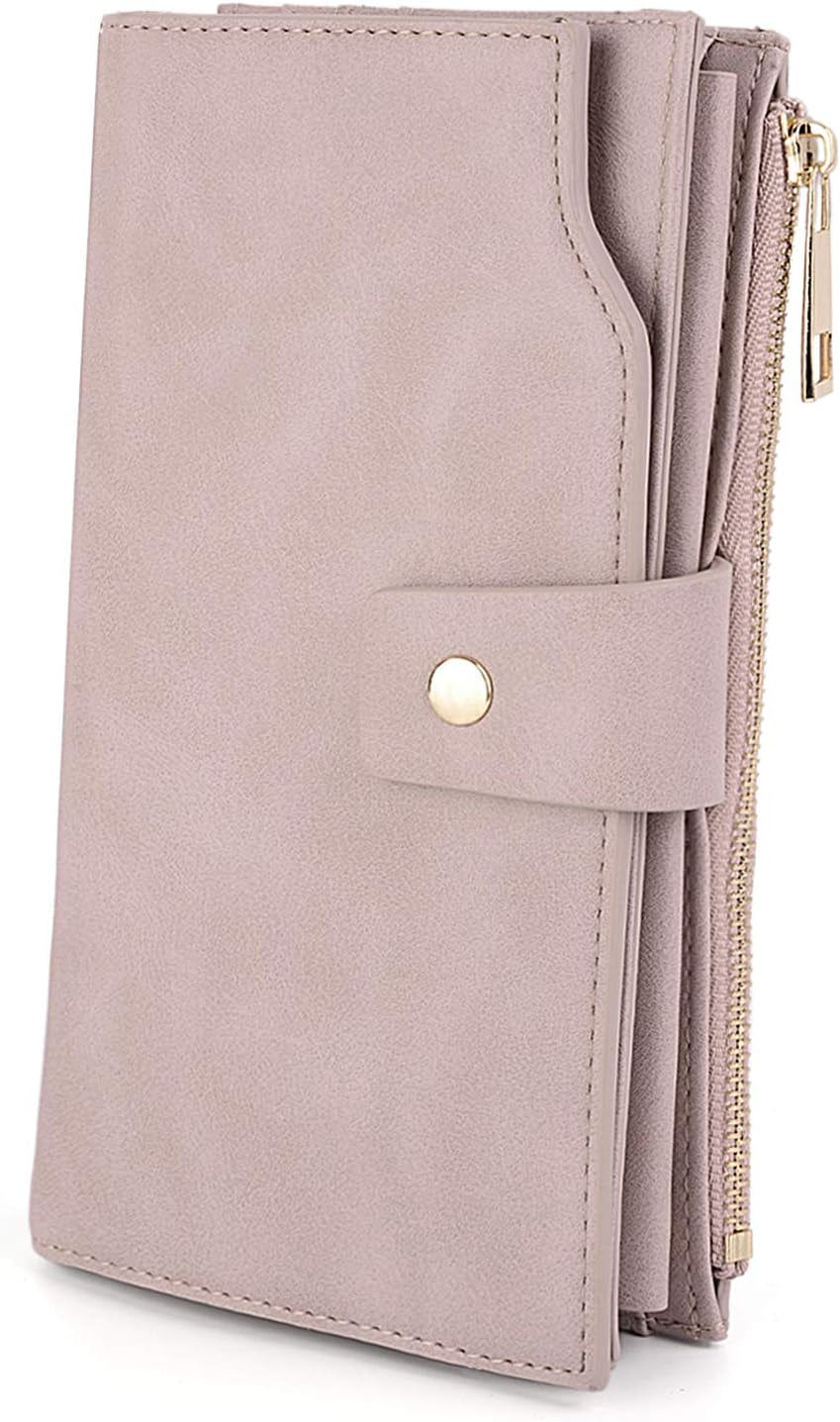 Vegan Leather RFID Wallet Damen Large Capacity
