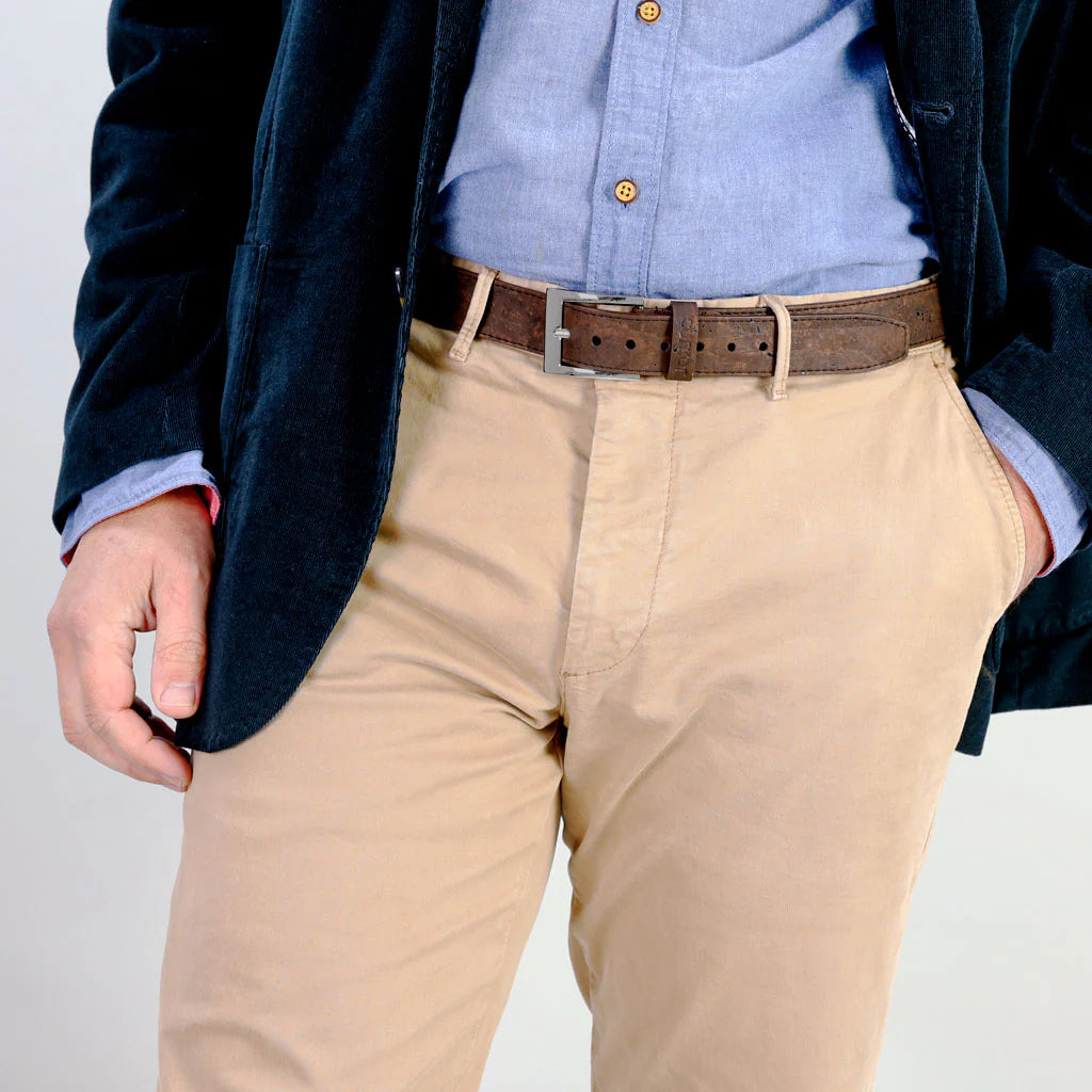 Stylish 30mm Cork Men's Belt - Eco-Friendly Fashion Accessory