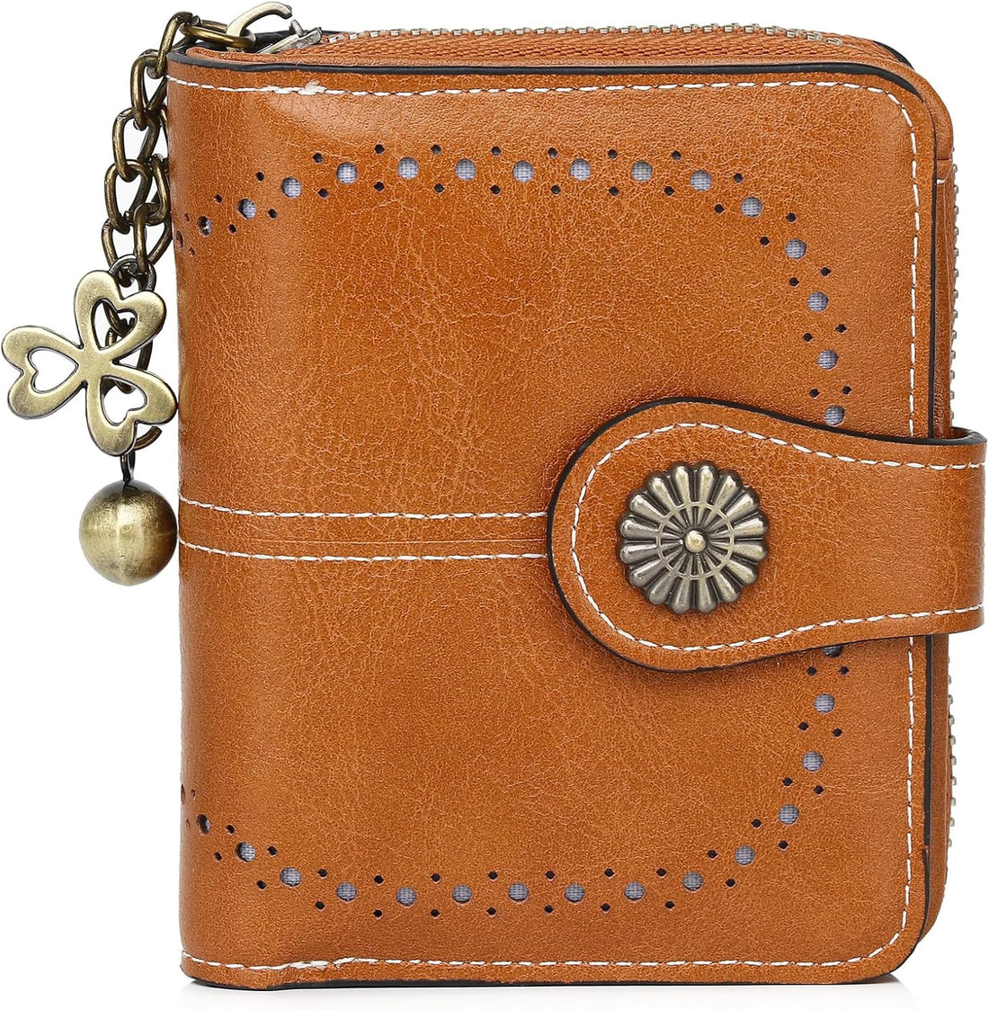 Vegan Leather Folded Wallet Damen Small