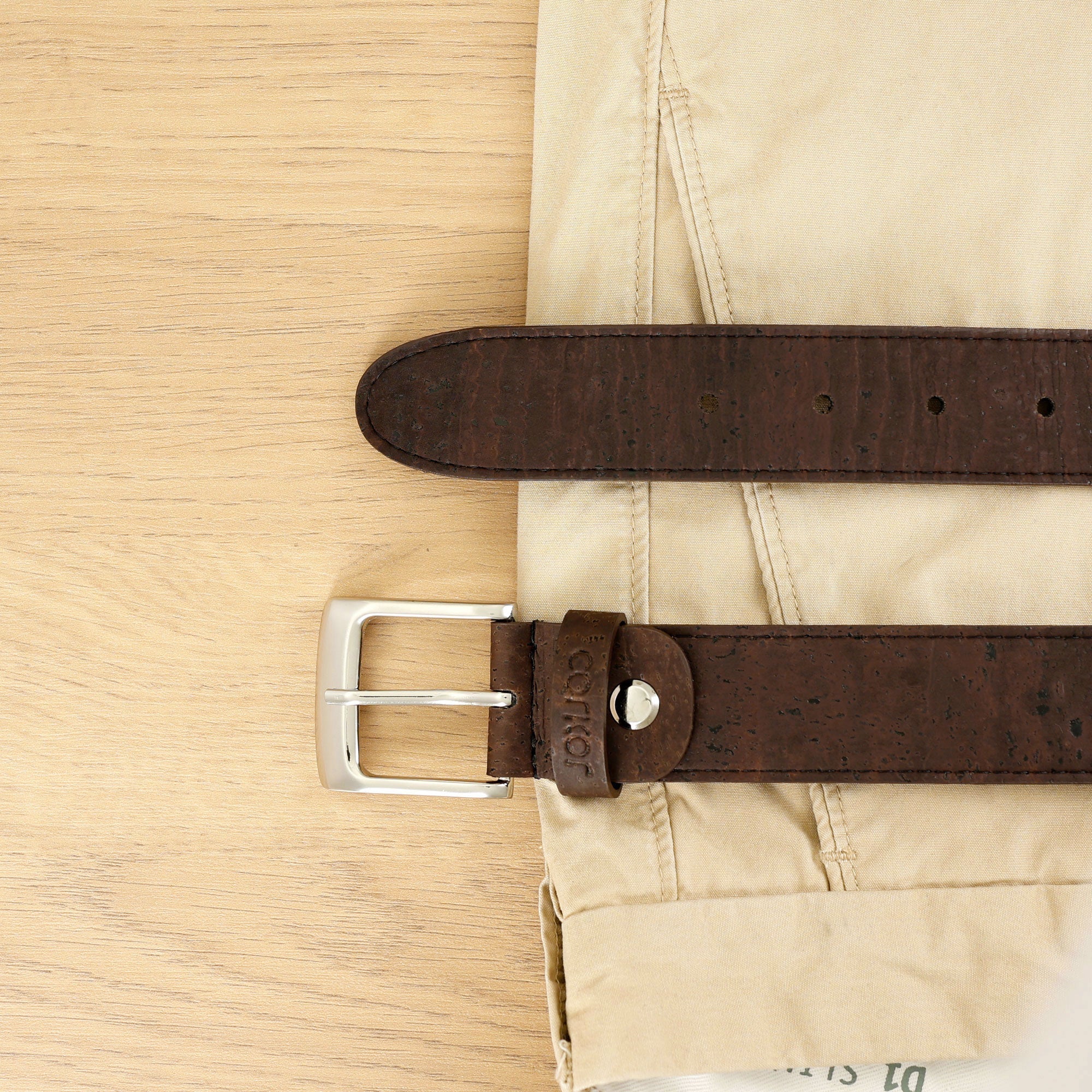Stylish 35mm Cork Men's Belt - Eco-Friendly and Durable