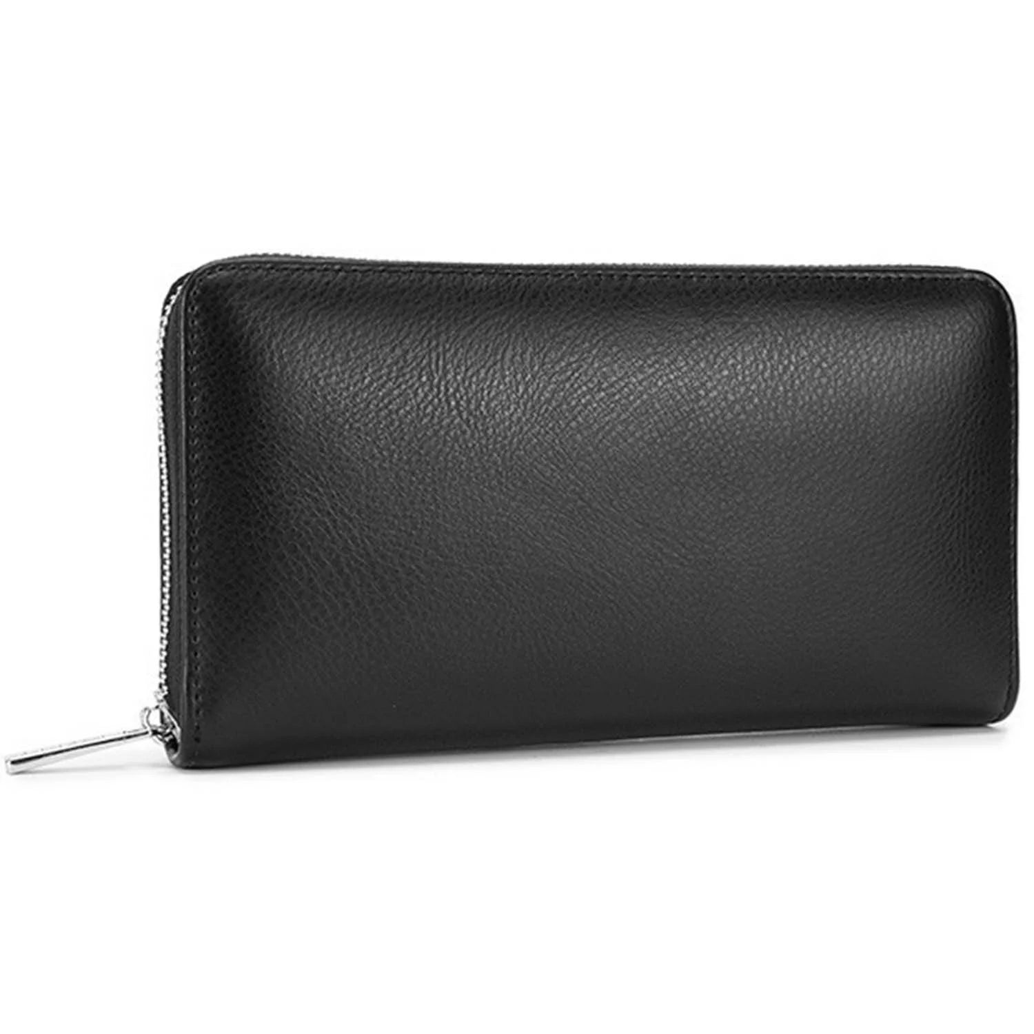 Credit Card Holder - 36 Card Slot RFID Blocking Vegan Leather Accordian Style Zipper Wallet for Women Men, Black