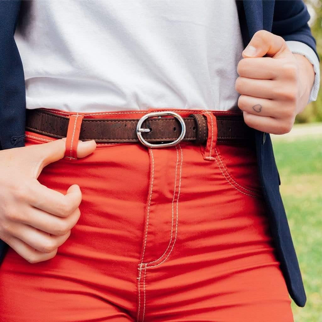 Stylish 25mm Cork Belt - Eco-Friendly Fashion Accessory