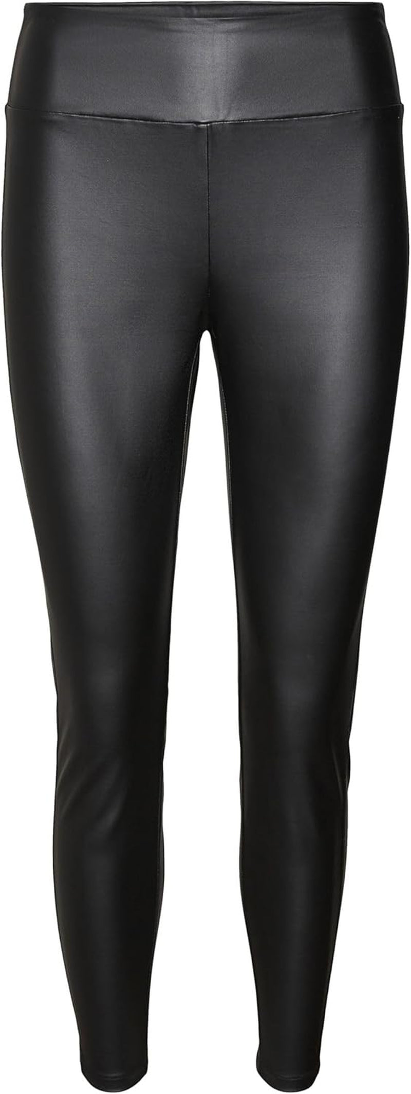 Vegan PU Leather Coated Leggings Women