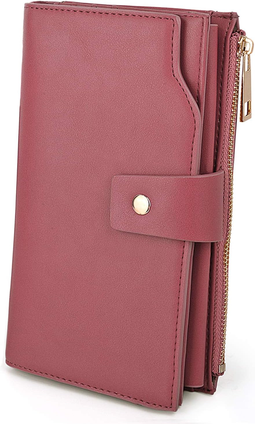Vegan Leather RFID Wallet Damen Large Capacity
