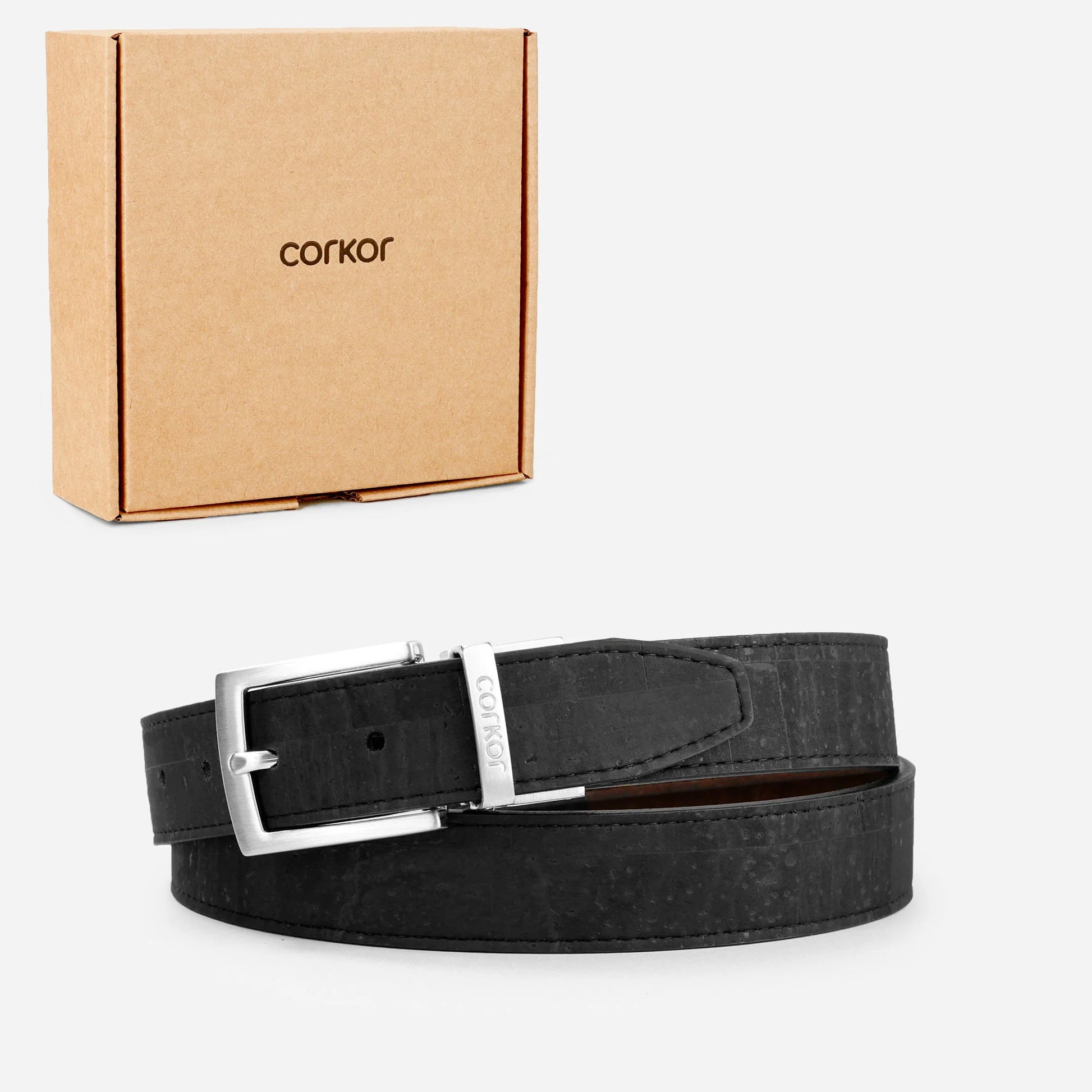Stylish Reversible 30mm Cork Belt - Versatile and Eco-Friendly!