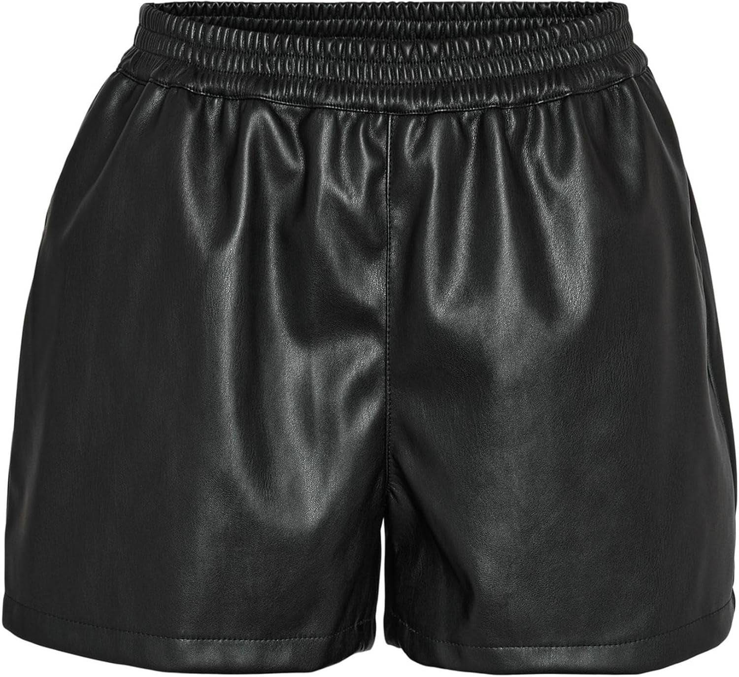 Vegan PU Leather Coated Hot Shorts Women