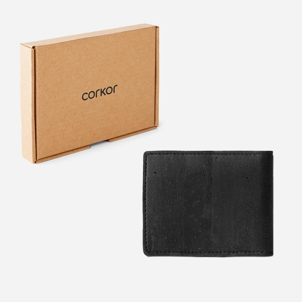 Cork Wallet Featuring Coin Compartment
