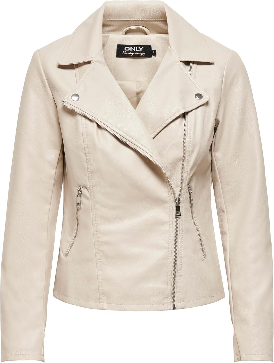 Vegan Faux Leather Jacket Damen ONLGEMMA