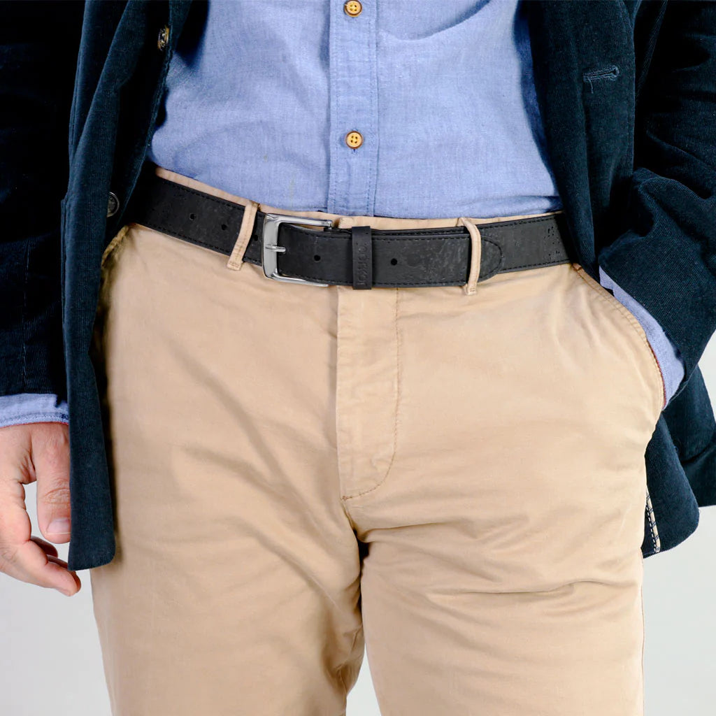 Stylish 35mm Cork Men's Belt - Eco-Friendly and Durable