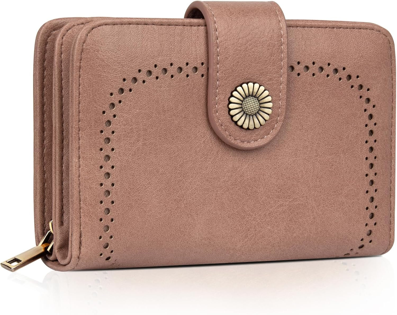 Vegan PU Leather Wallet Damen with RFID