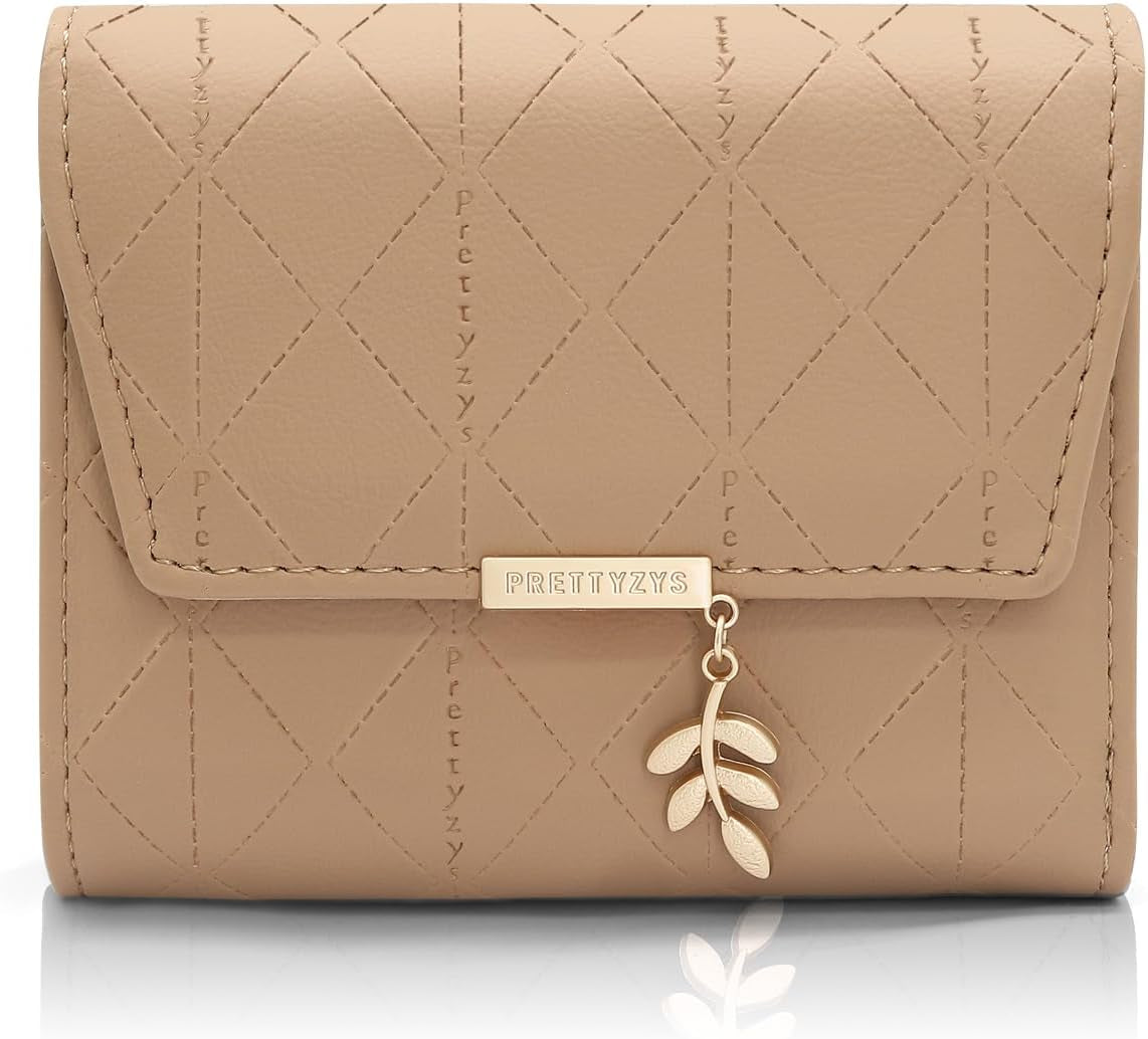 Vegan Leather Mini Wallet Damen with Coin & Card Slots