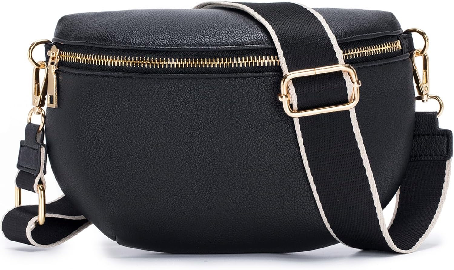 Roulens Kleine Damen Umhängetaschen,Elegant Bauchtasche Damen,Umhängetasche Aus Veganes Leder,Crossbody Bag Damen,Rfid Blockierung Kartenschlitz Brusttasche Mit Verstellbar Abnehmbar Breiter Gurt