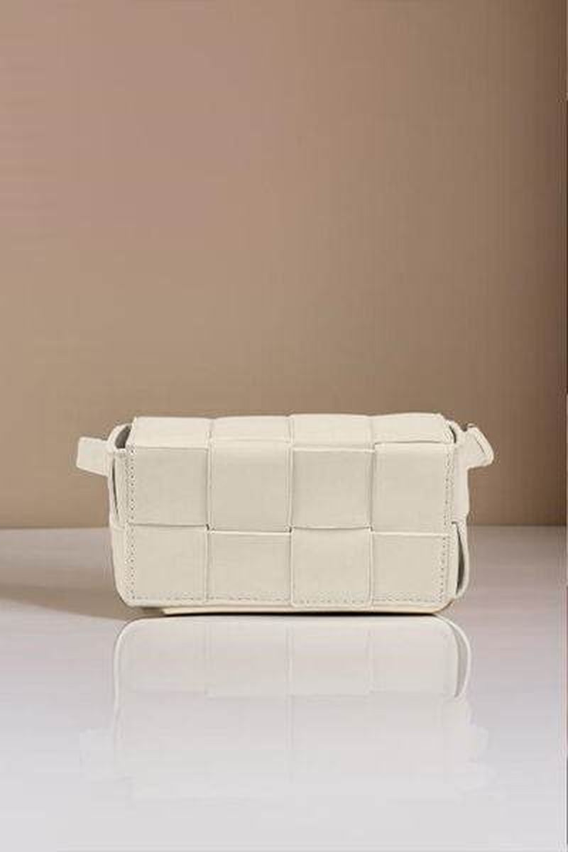 Zenana Woven Crossbody Bag in Vegan Leather