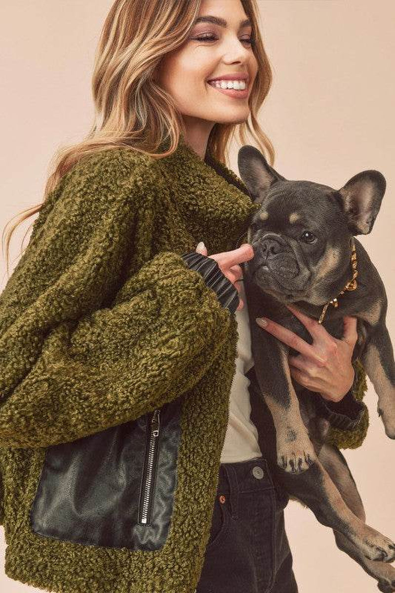 Penny Vegan Sherpa Outerwear