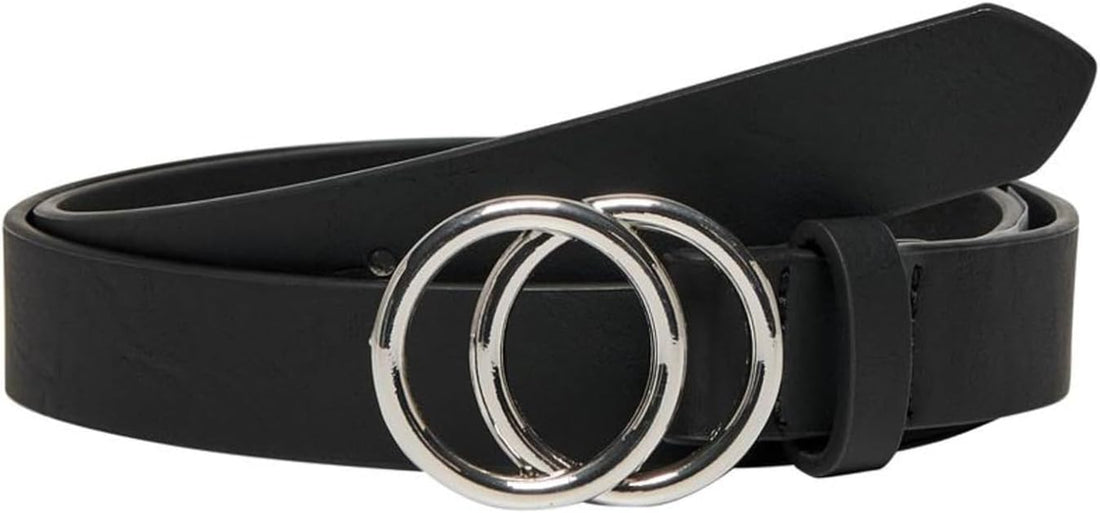 Vegan Faux Leather Jeans Belt Damen