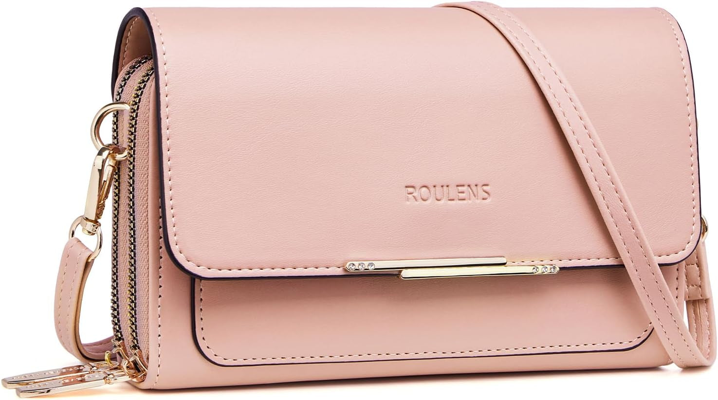 Vegan PU Leather Small Crossbody Bag Damen