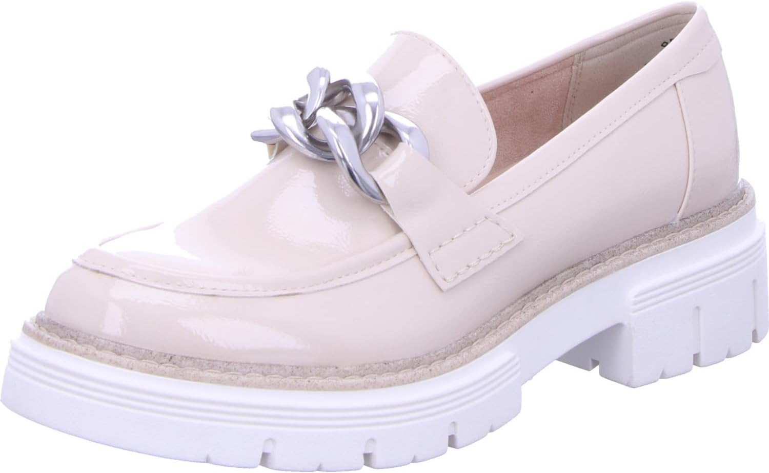 Vegan Loafers with Block Heel Women Marco Tozzi