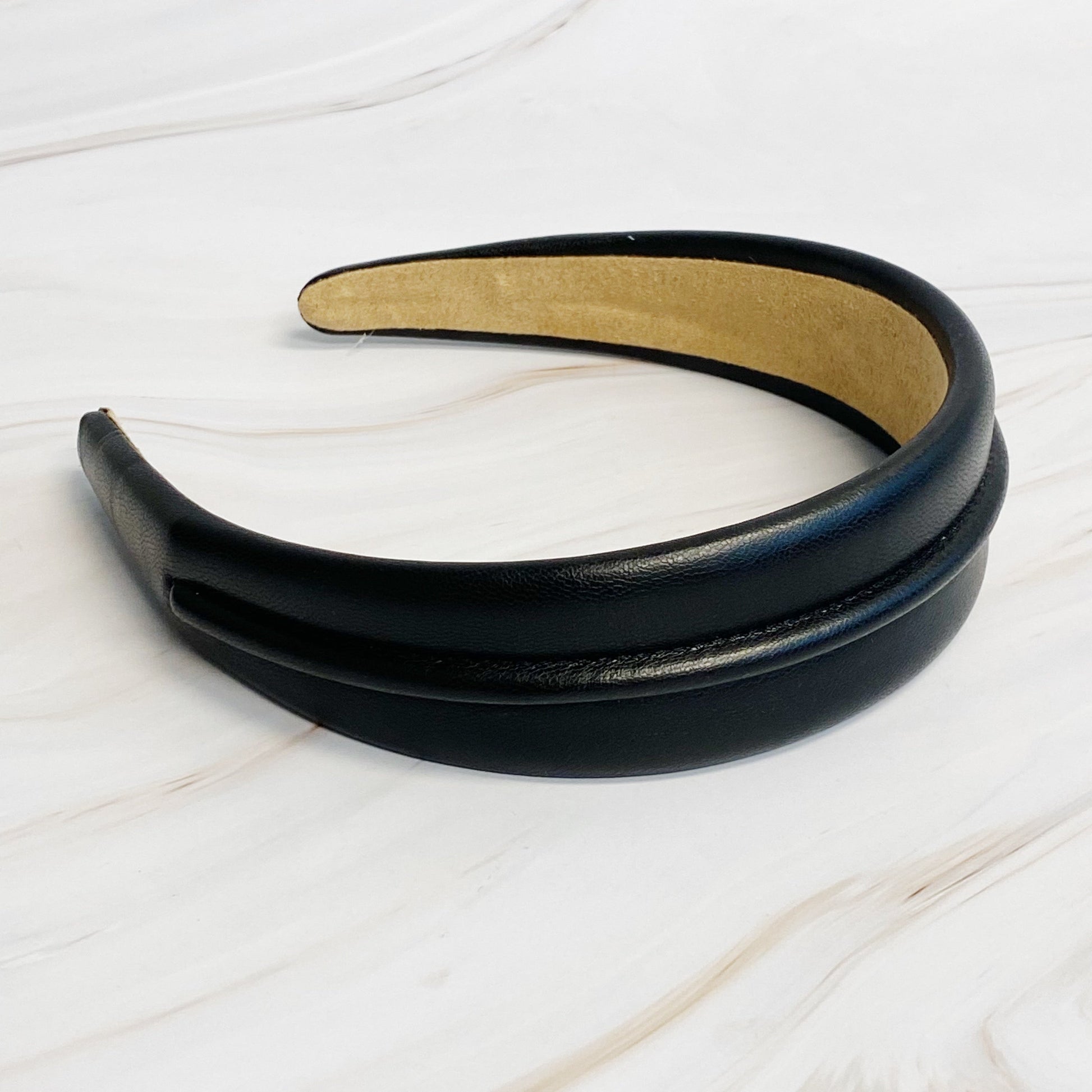 Elegant Vegan Leather Headband