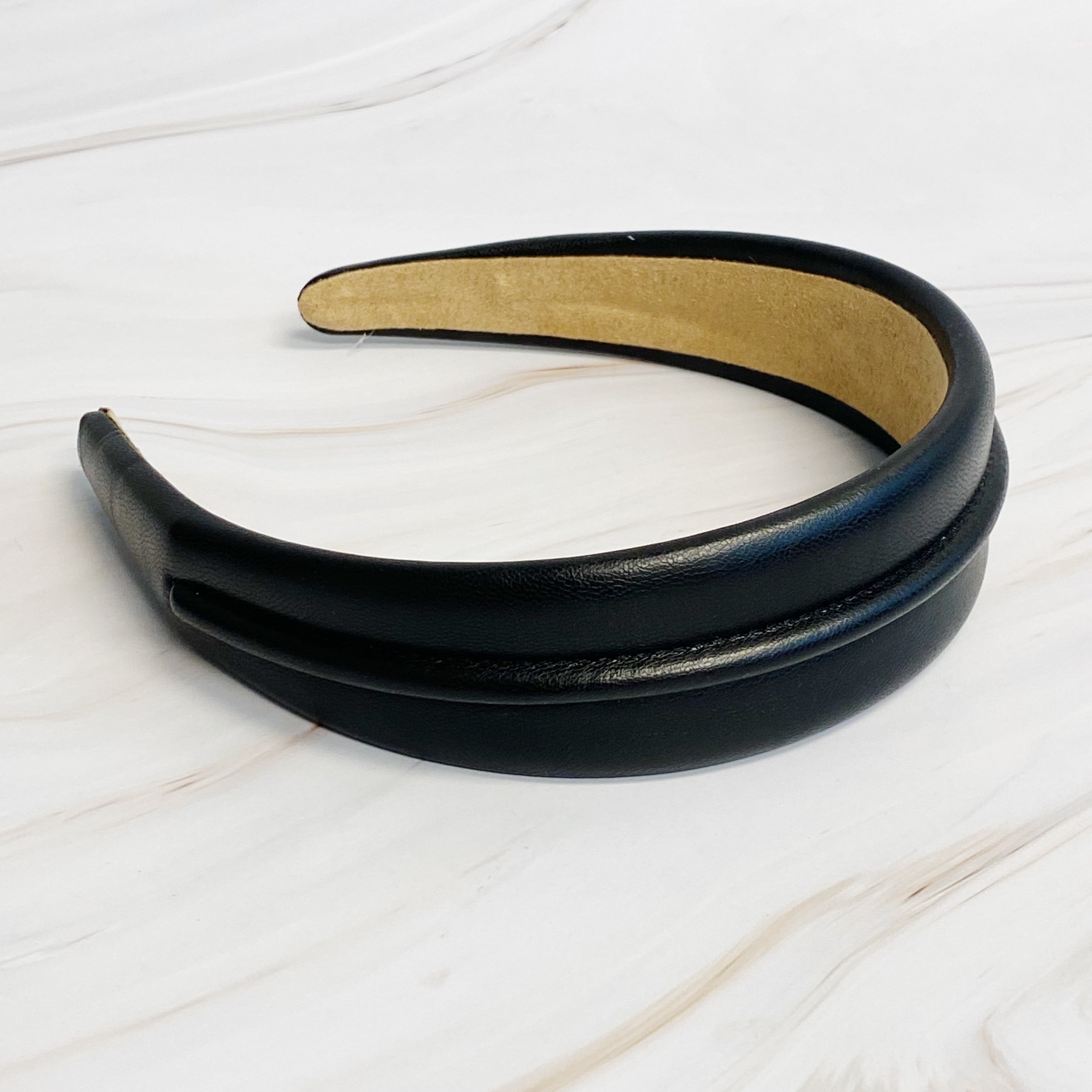Elegant Vegan Leather Headband