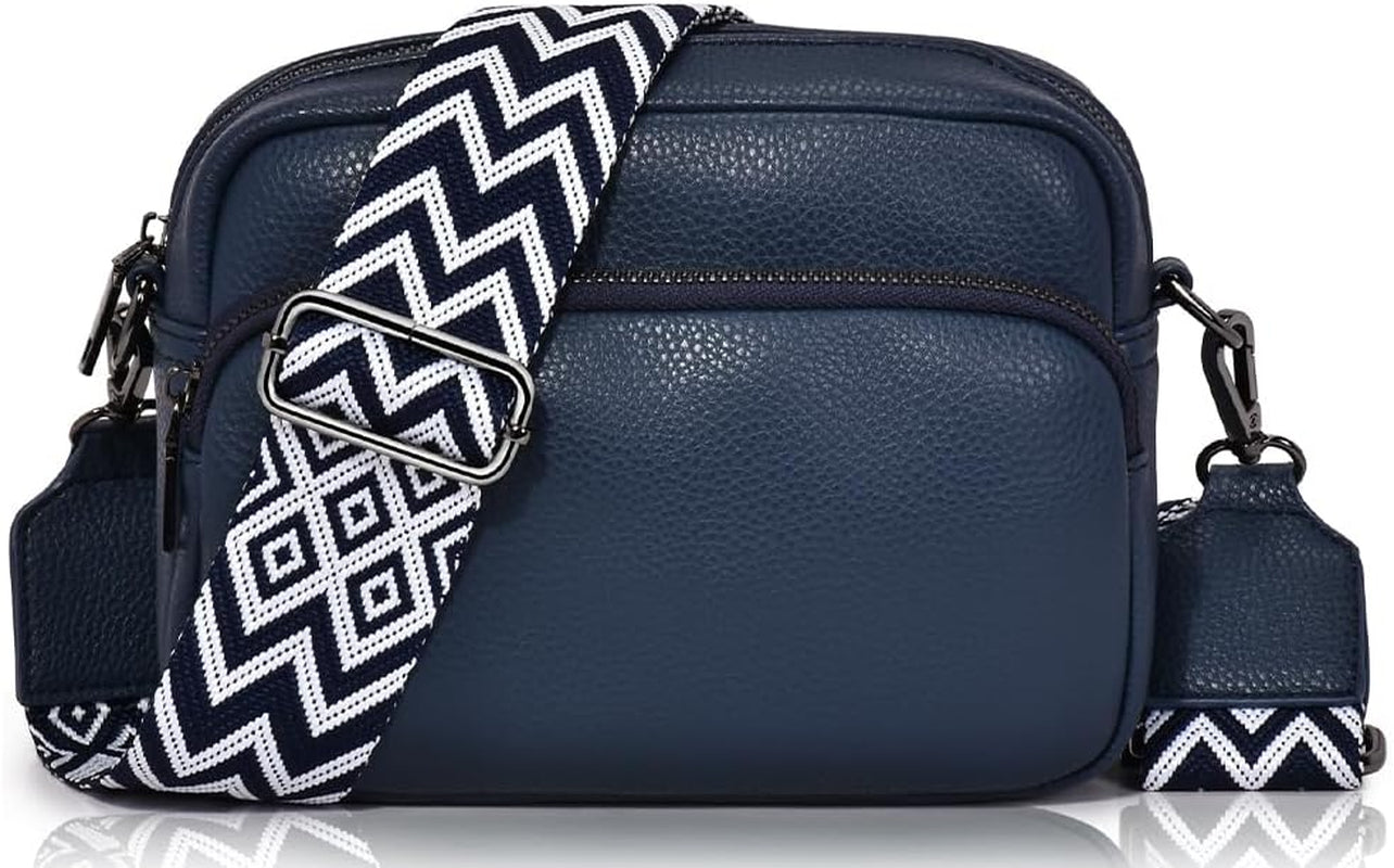 Vegan PU Leather Small Crossbody Bag Women