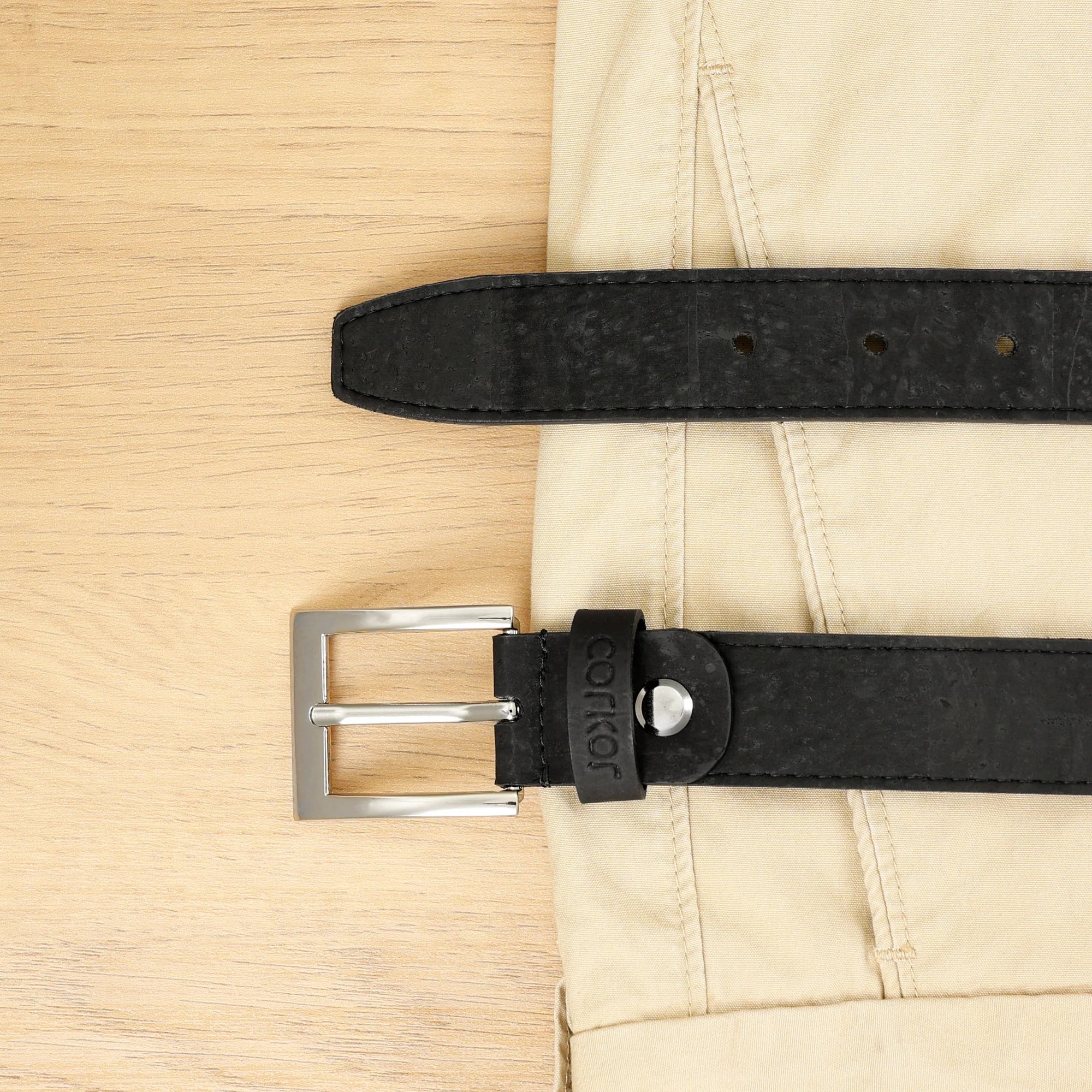 Stylish 30mm Cork Men's Belt - Eco-Friendly Fashion Accessory