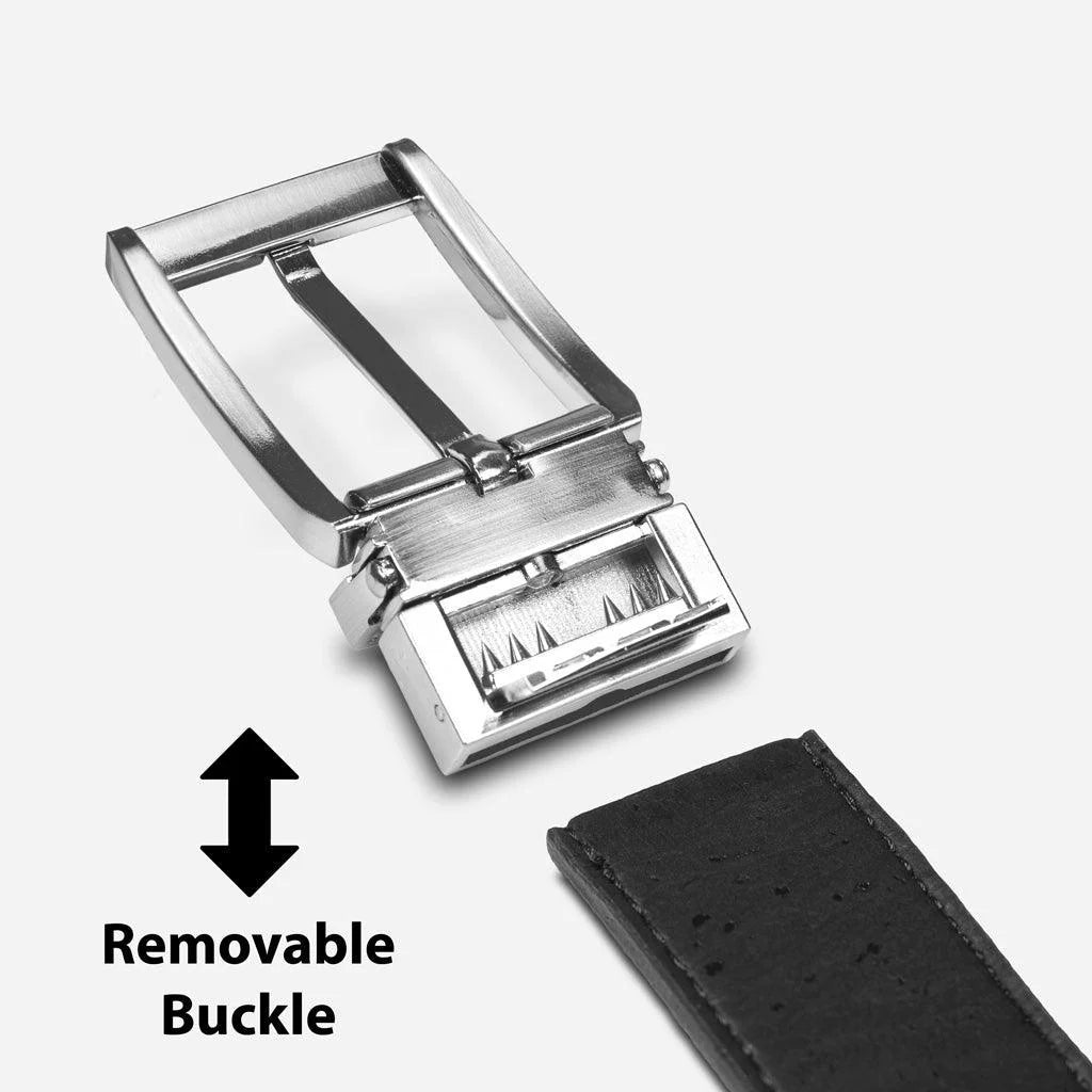 Stylish Reversible 30mm Cork Belt - Versatile and Eco-Friendly!