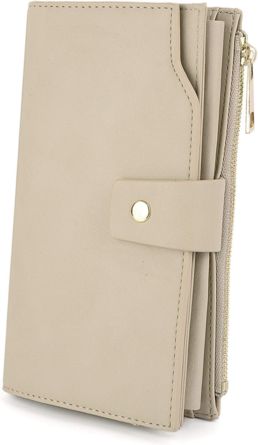 Vegan Leather RFID Wallet Damen Large Capacity