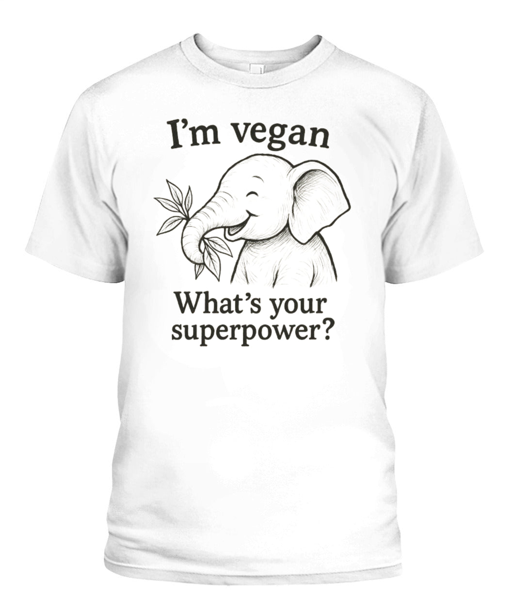 Vegan Is My Superpower T-shirt