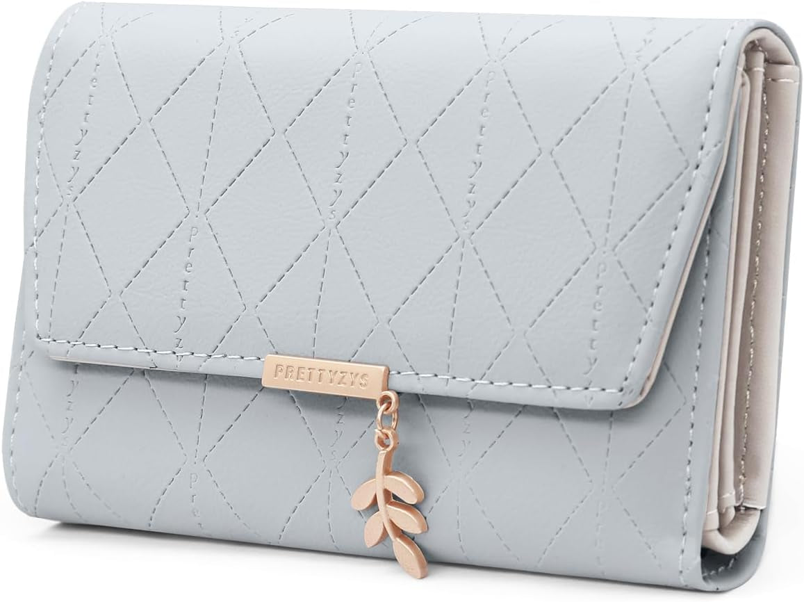 Vegan Leather Mini Wallet Damen with Coin & Card Slots