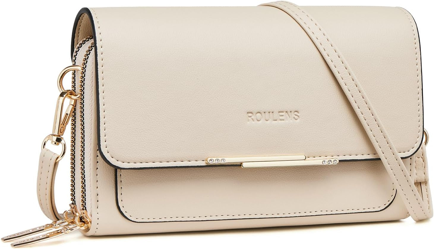 Vegan PU Leather Small Crossbody Bag Damen