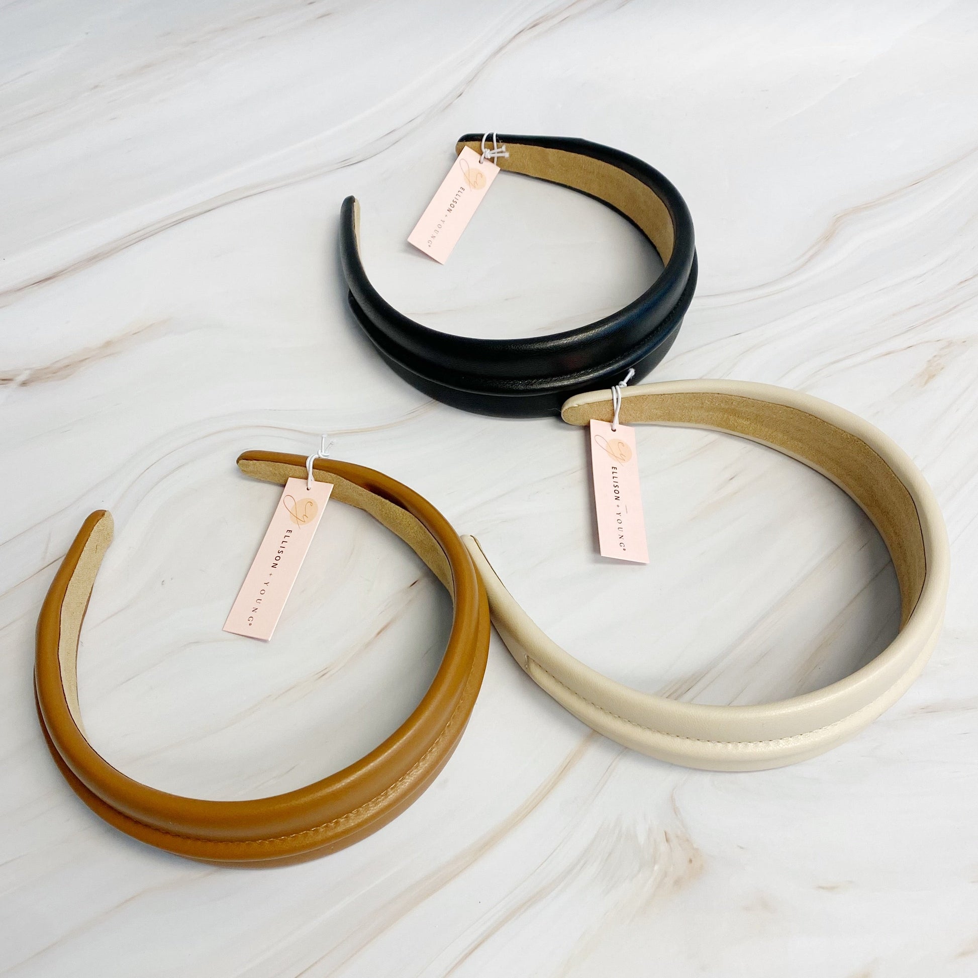 Elegant Vegan Leather Headband