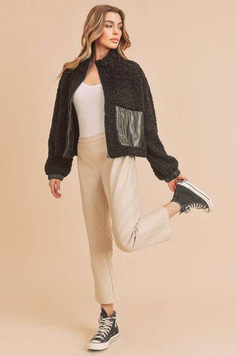 Penny Vegan Sherpa Outerwear