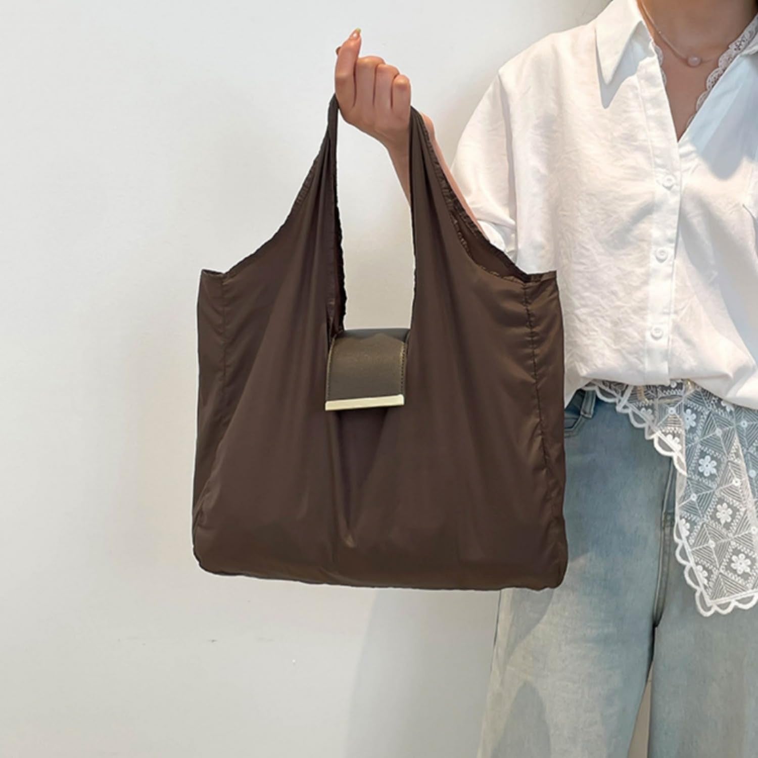 Vegan Leather Keychain Tote Bag Compact