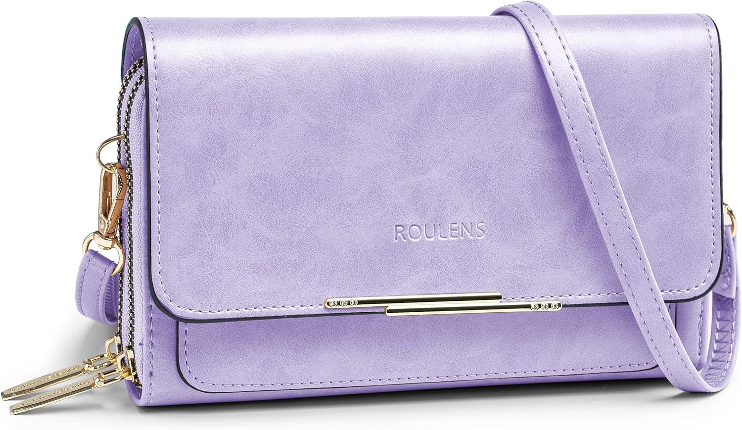 Vegan PU Leather Small Crossbody Bag Damen