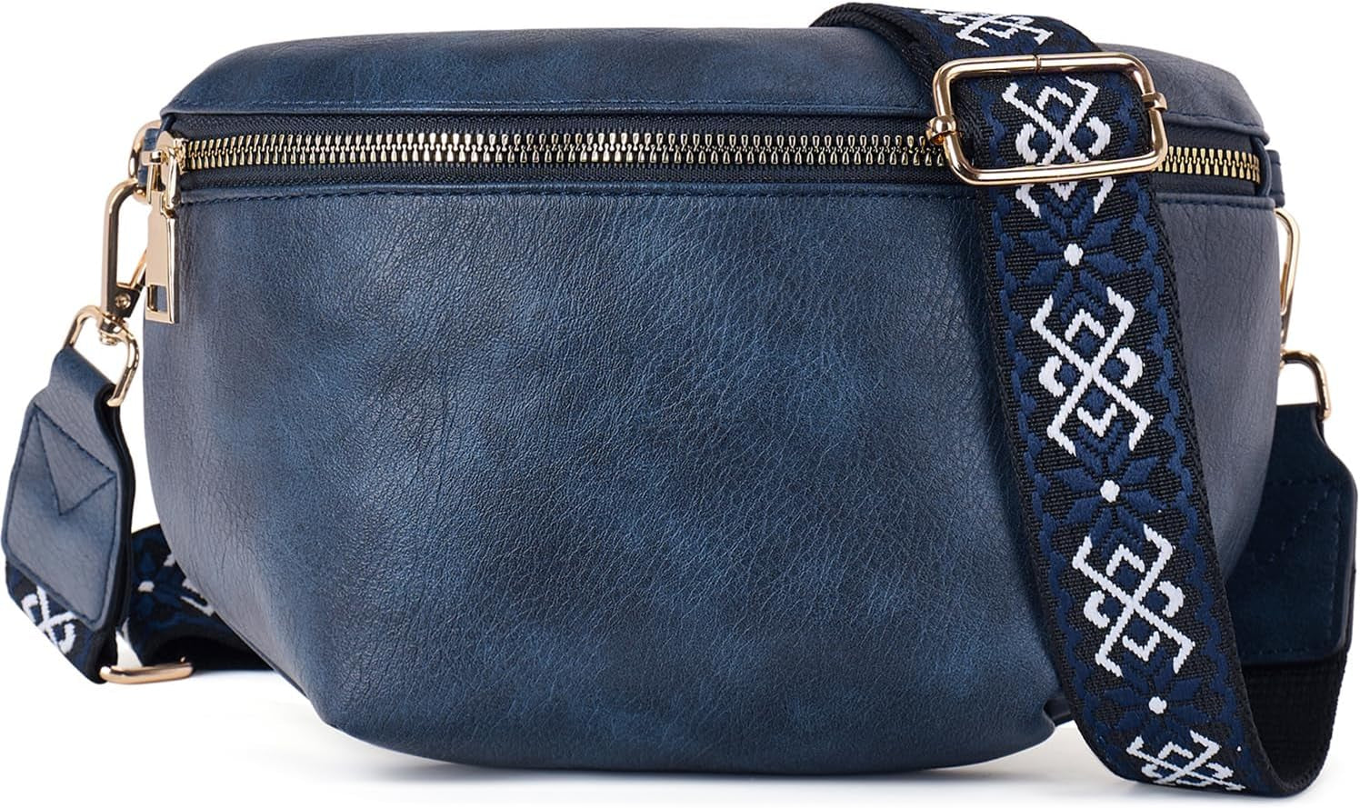 Roulens Kleine Damen Umhängetaschen,Elegant Bauchtasche Damen,Umhängetasche Aus Veganes Leder,Crossbody Bag Damen,Rfid Blockierung Kartenschlitz Brusttasche Mit Verstellbar Abnehmbar Breiter Gurt
