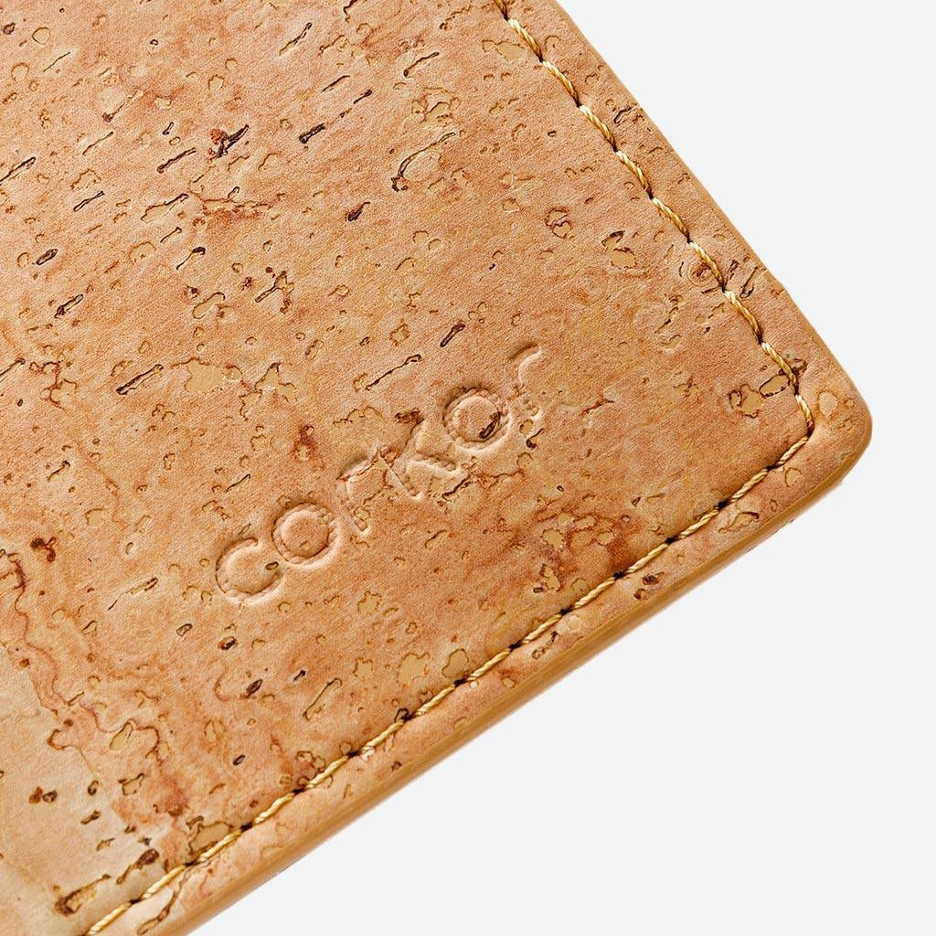 Cork Wallet Featuring Coin Compartment