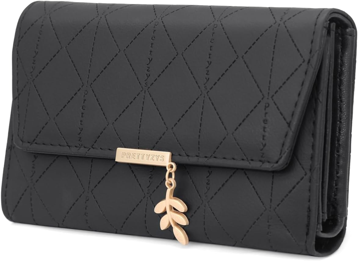 Vegan Leather Mini Wallet Damen with Coin & Card Slots