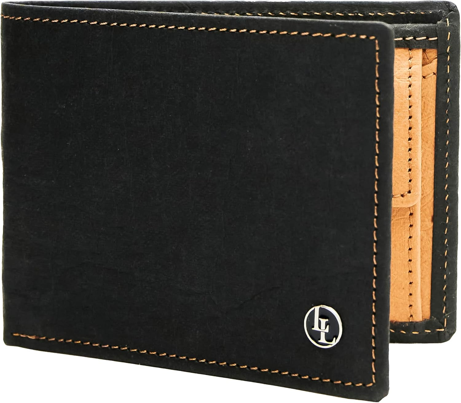 Vegan Paper Leather Slim Wallet with RFID – Men