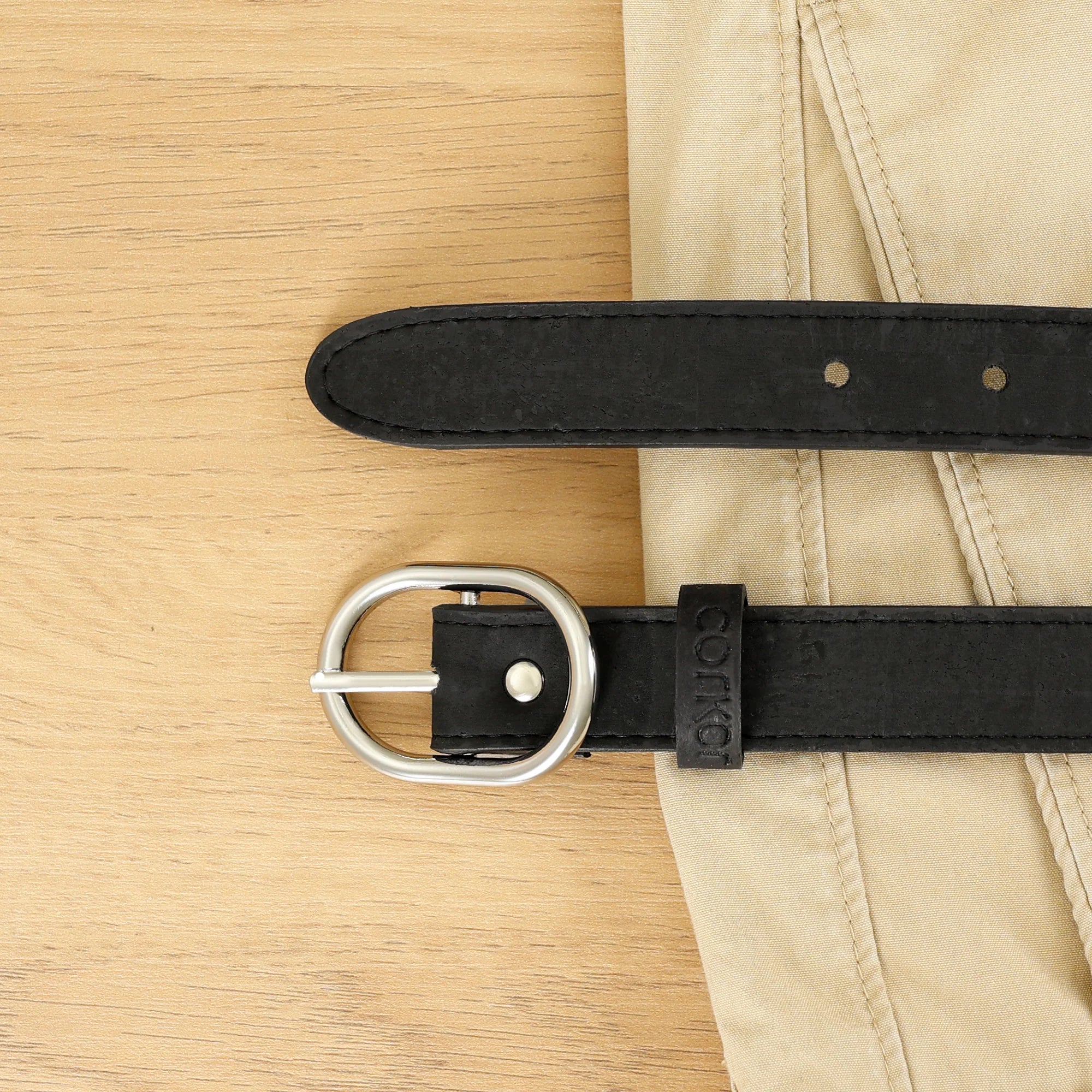 Stylish 25mm Cork Belt - Eco-Friendly Fashion Accessory