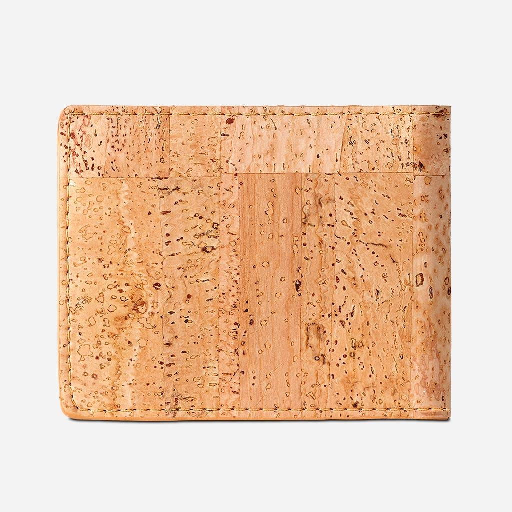 Cork Wallet Featuring Coin Compartment