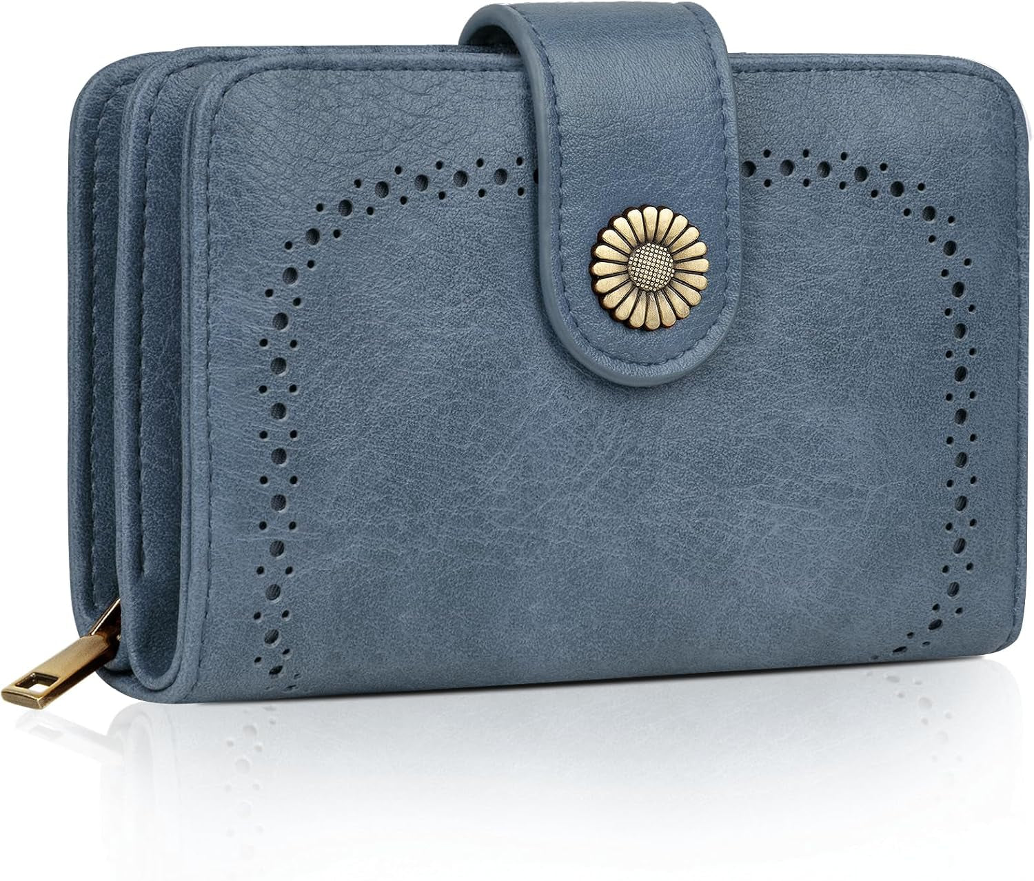 Vegan PU Leather Wallet Damen with RFID