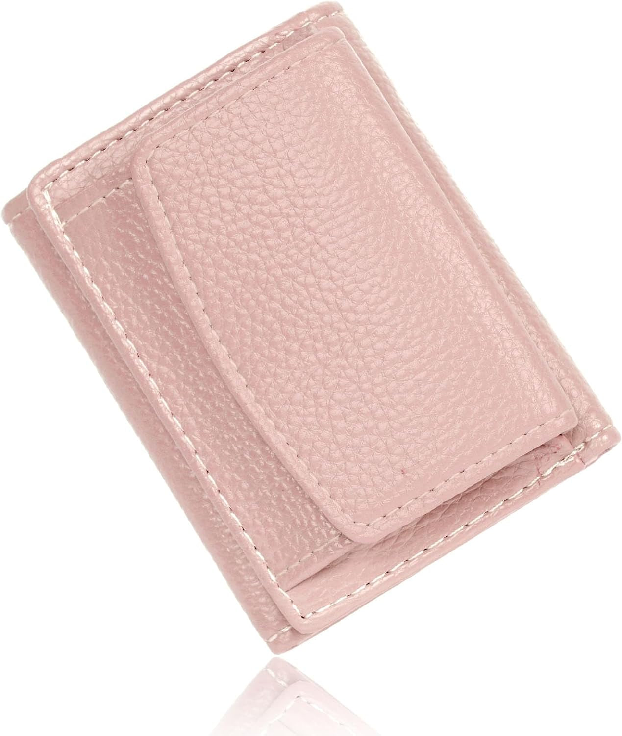 Vegan PU Leather Mini Wallet Damen with RFID