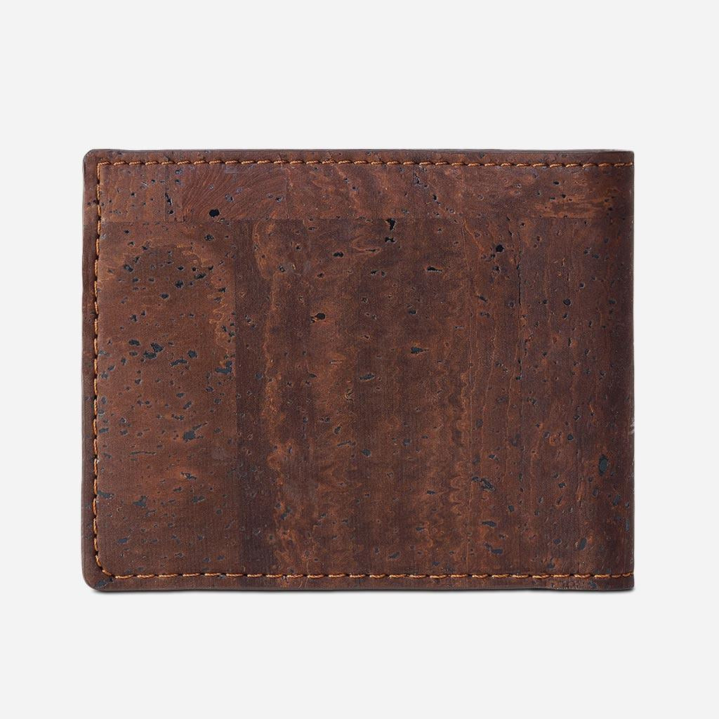 Cork Wallet Featuring Coin Compartment