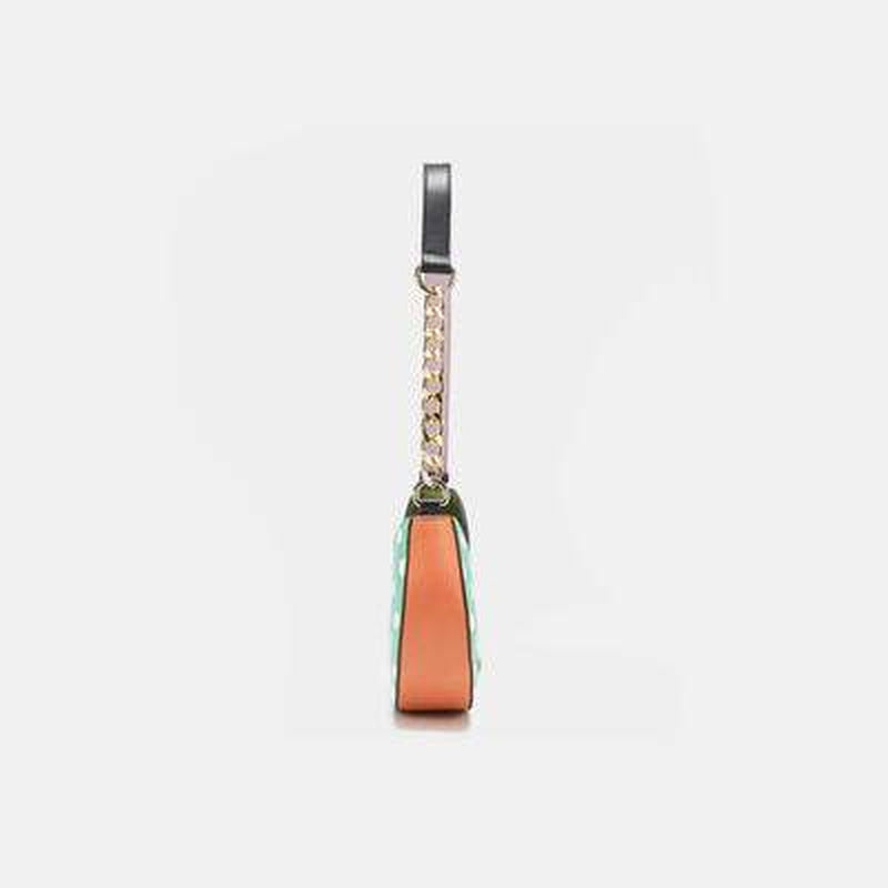 Nicole Lee USA Polka Dot Shoulder Bag in Vegan Leather