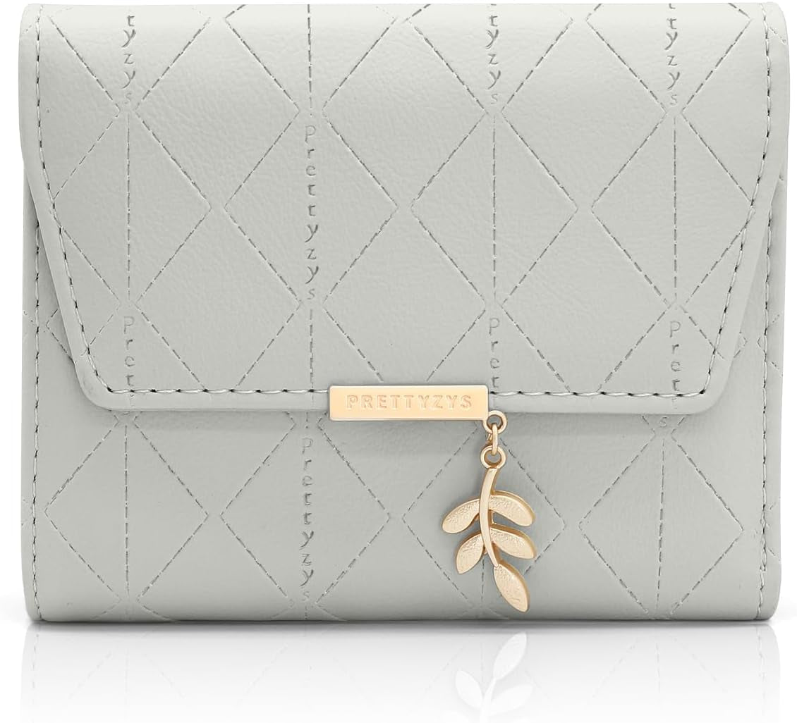 Vegan Leather Mini Wallet Damen with Coin & Card Slots